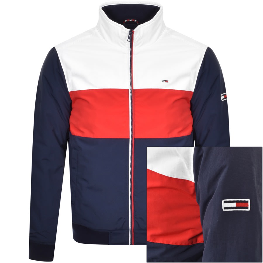 Alternative Image for ProductTommy Jeans Colour Block Padded Jacket Navy1